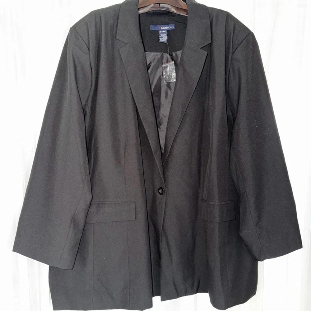 Denim 24/7 Black Blazer Jacket